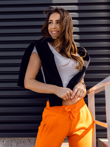 Pantalón de chándal para mujer naranja Bolf CK-01B