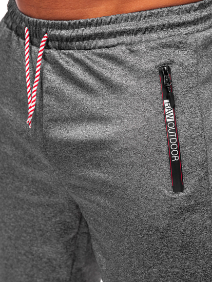 Pantalón corto de chándal para hombre grafito Bolf 8K200