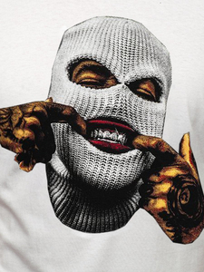 Camiseta blanca de hombre con estampado Bolf 142172