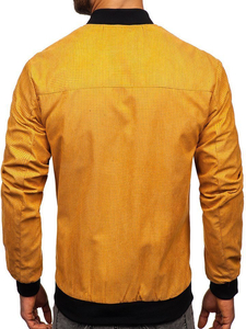 Chaqueta de entretiempo bomber para hombre camel Bolf 6115