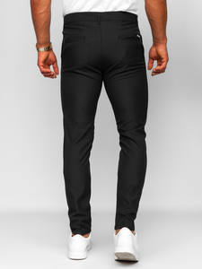 Pantalón chinos de tela para hombre negro Bolf 0031