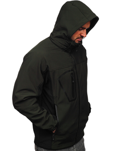 Chaqueta softshell para hombre khaki Bolf T019