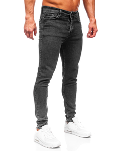 Pantalón vaquero regular fit para hombre negro Bolf 6027