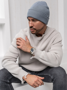 Gorro de invierno con aislamiento para hombre color gris YW09004M