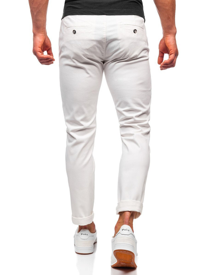 Pantalón chino para hombre blanco Bolf 1143