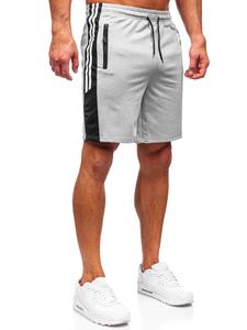 Hombre Shorts Gris Bolf 68006