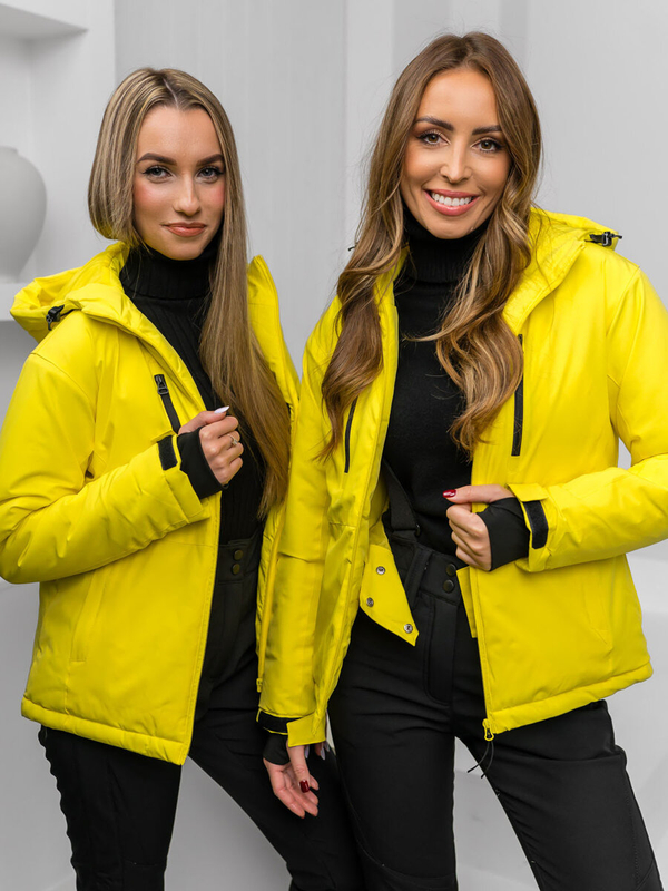 Chaqueta deportiva de invierno para mujer amarillo Bolf HH012B