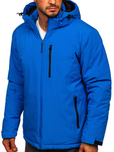 Chaqueta deportiva de invierno para hombre azul Bolf HH011