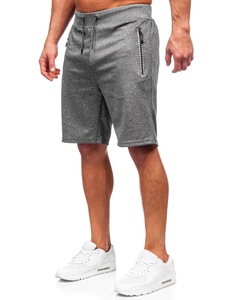 Pantalón corto de chándal para hombre grafito Bolf 8K297
