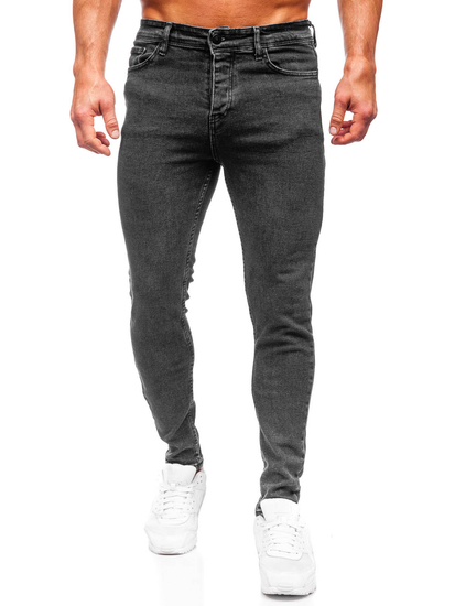 Pantalón vaquero regular fit para hombre negro Bolf 6027