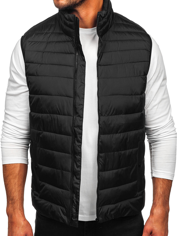 Chaleco acolchado para hombre Negro Bolf 31M5065