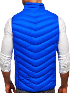 Chaleco acolchado para hombre color azul Bolf HDL88006