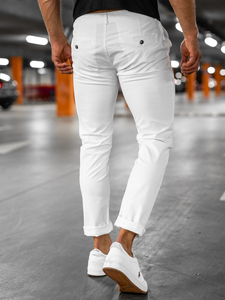 Pantalón chino para hombre blanco Bolf 1146