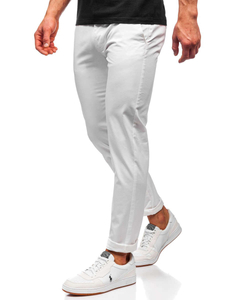 Pantalón chino para hombre blanco Bolf 1146