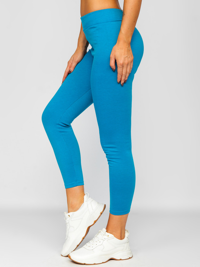 Leggings para mujer azul turquesa Bolf YW01001A2