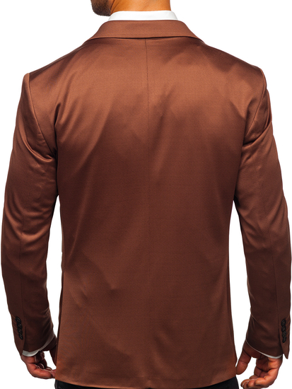 Hombre Blazer elegante Marrón Bolf 022