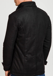 Abrigo para hombre negro Bolf 8857A