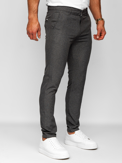 Pantalón chinos de tela para hombre grafito Bolf 0041