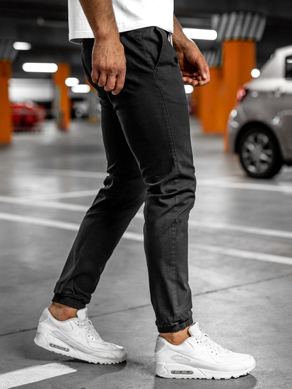 Pantalón jogger para hombre negro Bolf 1145