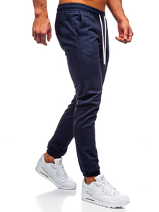 Pantalón jogger para hombre azul marino oscuro Bolf 1145