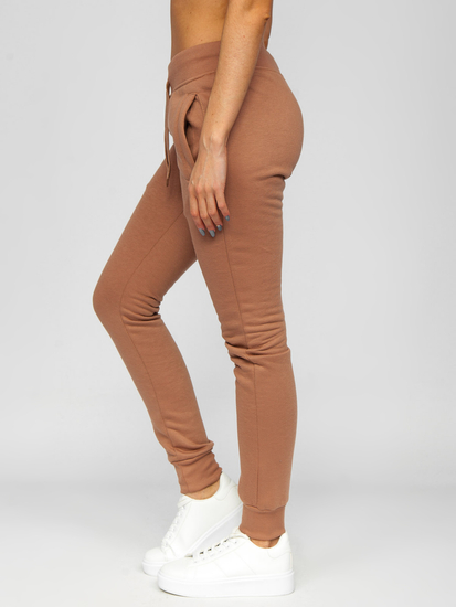 Pantalón de chándal para mujer beige Bolf CK-01