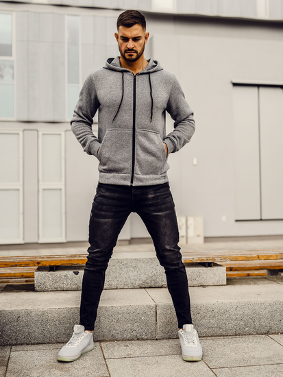 Sudadera Sin Outfit Con Sudadera Hombre Sin Capucha Outfit Con