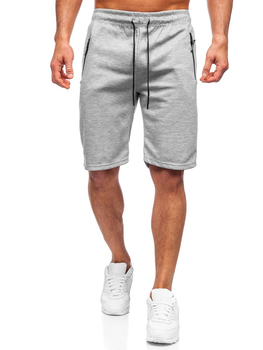 Pantalón corto deportivo para hombre color gris Bolf JX132