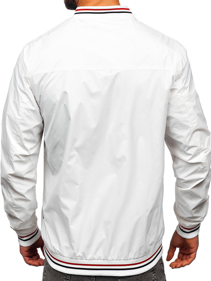 Chaqueta bomber de entretiempo para hombre blanco Bolf 7147