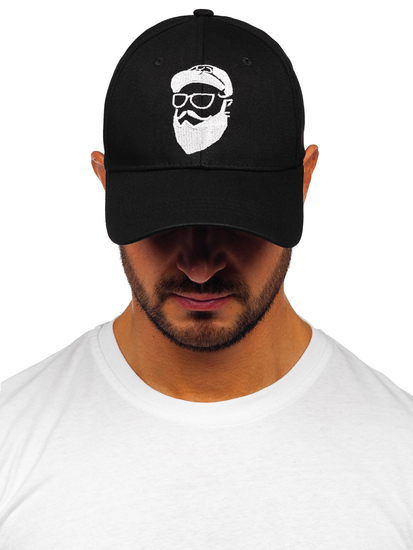 Gorra con visera, negra Bolf CZ123