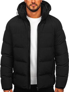 Chaqueta de invierno para hombre negro Bolf 9978