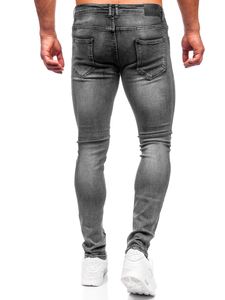 Pantalón vaquero regular fit para hombre negro Bolf MP019G