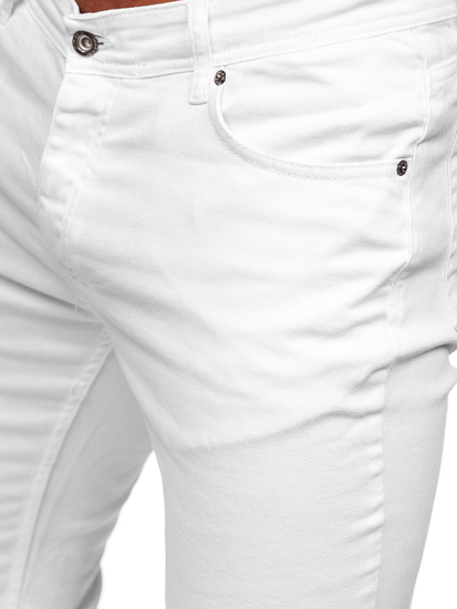 Pantalón vaquero skinny fit para hombre blanco Bolf R927