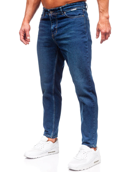 Pantalón vaquero regular fit para hombre azul oscuro Bolf GT21