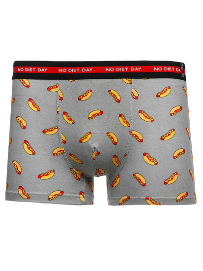 Bóxer para hombre gris Bolf 1BE744