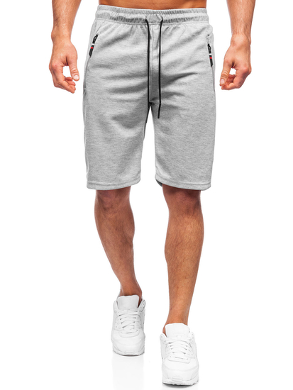 Pantalón corto deportivo para hombre color gris Bolf JX202