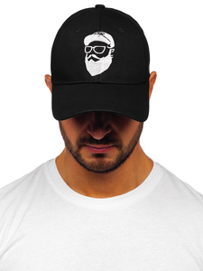 Gorra con visera, negra Bolf CZ123