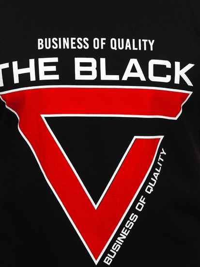 Camiseta de tirantes con impresión negro Bolf 14816