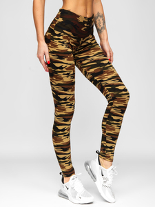 Leggings para mujer color caqui Denley YW01044