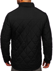 Chaqueta acolchada de entretiempo para hombre color negro Bolf 22M11