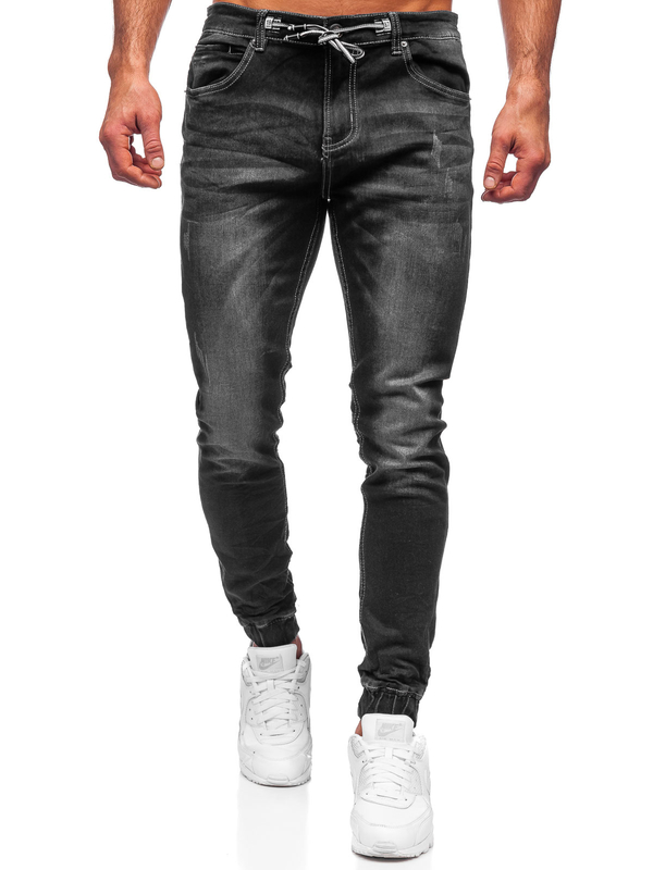 Pantalón vaquero jogger para hombre negro Bolf 30051S0