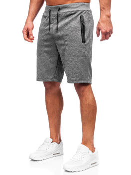 Pantalón corto de chándal para hombre grafito Bolf 8K935
