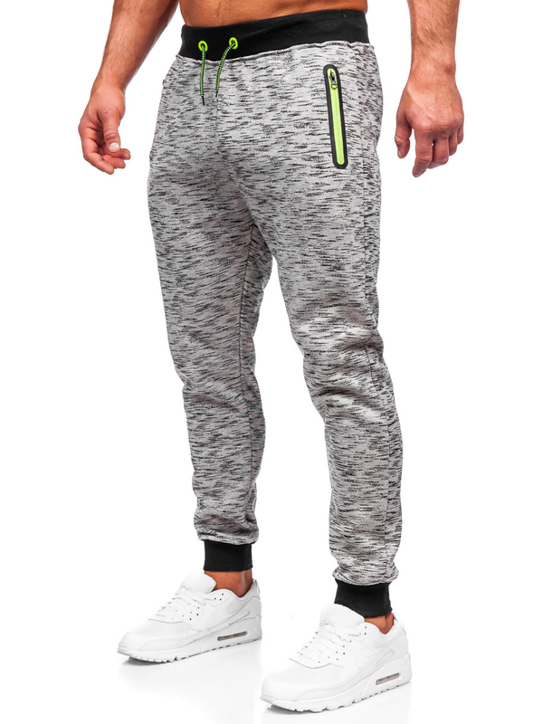 Pantalón deportivo para hombre gris Bolf 55037