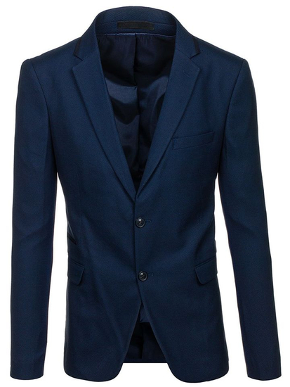 Americana elegante para hombre azul oscuro Bolf 1050