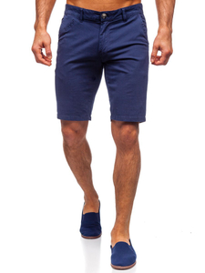 Pantalón corto para hombre color azul oscuro Bolf 1142