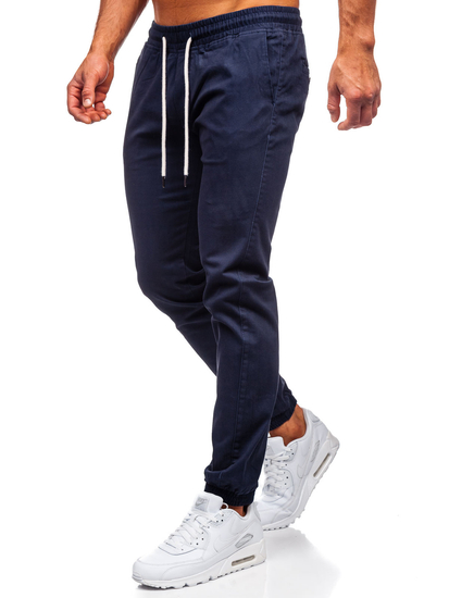 Pantalón jogger para hombre azul marino oscuro Bolf 1145