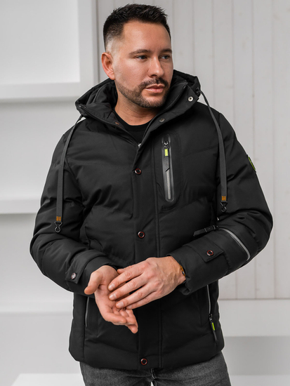 Chaqueta de invierno para hombre negro Bolf 5M3137A1