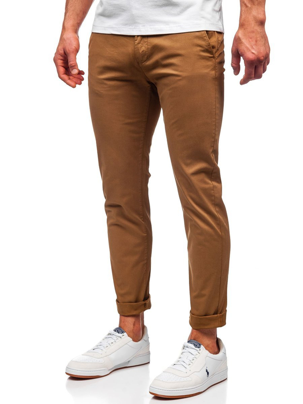 Pantalón chino para hombre color camel Bolf 1146