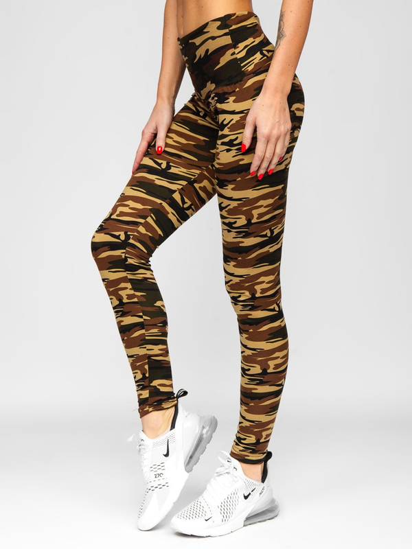 Leggings para mujer color caqui Denley YW01044