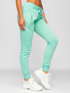 Pantalón deportivo para mujer verde menta Bolf CK-01