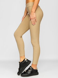 Leggings para mujer beige Bolf YW01053A1
